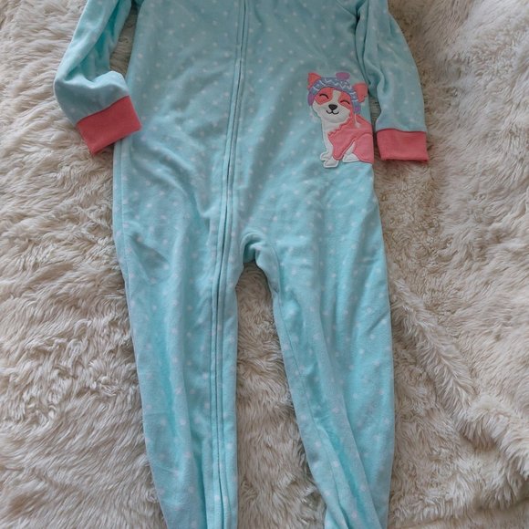 3/$25 Carter Girl Footie Pajamas - Picture 3 of 6